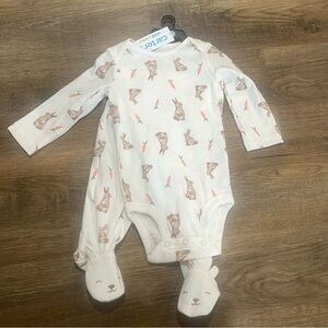 NEW NWT Carter’s Kids Baby Infant Easter Spring Onesie Outfit Set Size 6-9 Month